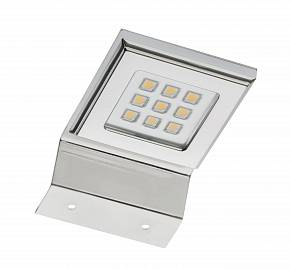 Точечный навесной светодиодный светильник Calderon 1,8W, 12V, хром, холодный свет — купить оптом и в розницу в интернет магазине GTV-Meridian.