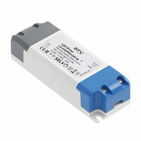 Блок питания для светодиодов 220/12V 12W IP 20 — купить оптом и в розницу в интернет магазине GTV-Meridian.