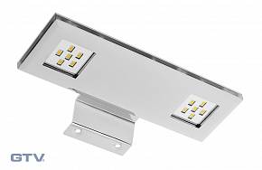 Точечный навесной светодиодный светильник Palermo PN 3,6W, 12V, хром, теплый свет — купить оптом и в розницу в интернет магазине GTV-Meridian.