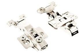 Петля SILENTO PRO ZM-HCSLRALU08-3DBEO полунакладная для алюминиевых рамок самозакрывающаяся с клипом с ответной планкой H-0 , без еврошурупа — купить оптом и в розницу в интернет магазине GTV-Meridian.