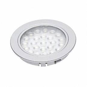 Точечный встраиваемый светодиодный светильник Alvaro 1,7W, 12V, холодный белый — купить оптом и в розницу в интернет магазине GTV-Meridian.